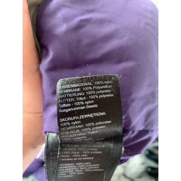 Burton Dryride Ski Snowboard Jacket Coat w/hood Women's Sz M Purple Cool Flavors - Picture 10 of 15